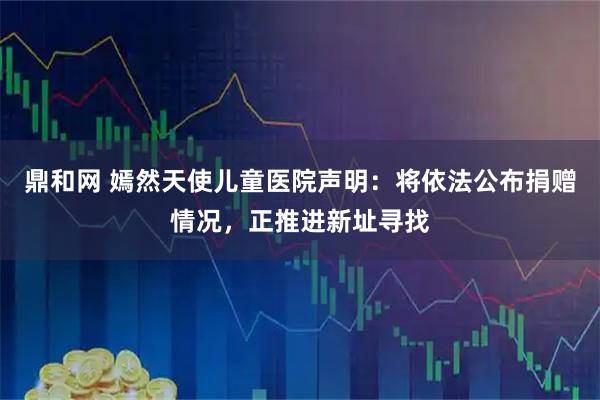 鼎和网 嫣然天使儿童医院声明：将依法公布捐赠情况，正推进新址寻找