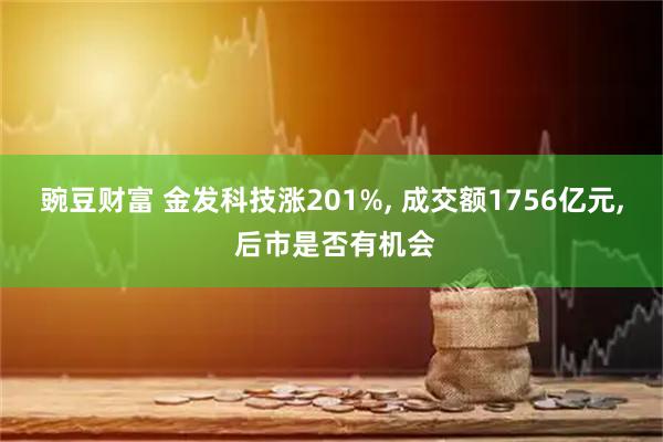 豌豆财富 金发科技涨201%, 成交额1756亿元, 后市是否有机会